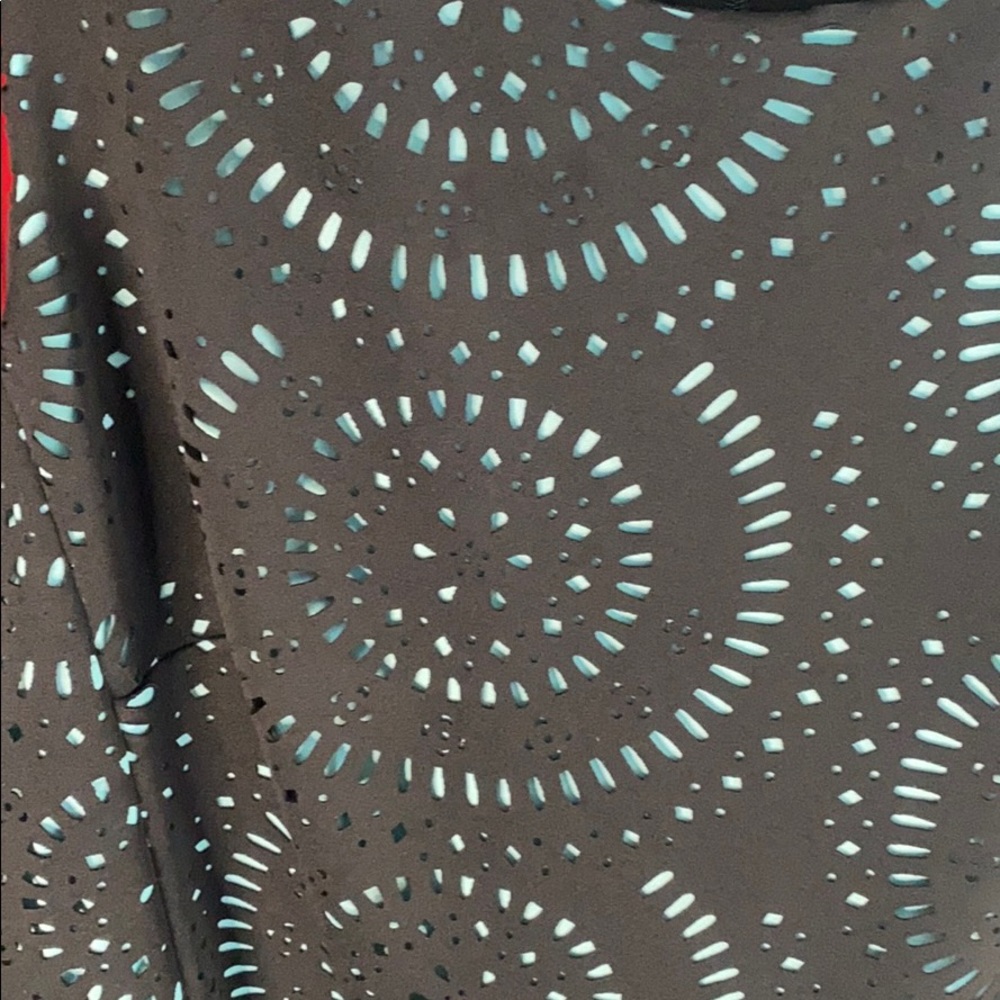 Calvin Klein Laser cut lace Robin’s egg blue dress - Picture 3 of 11
